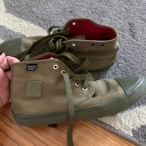 Army green Bangs shoes.
